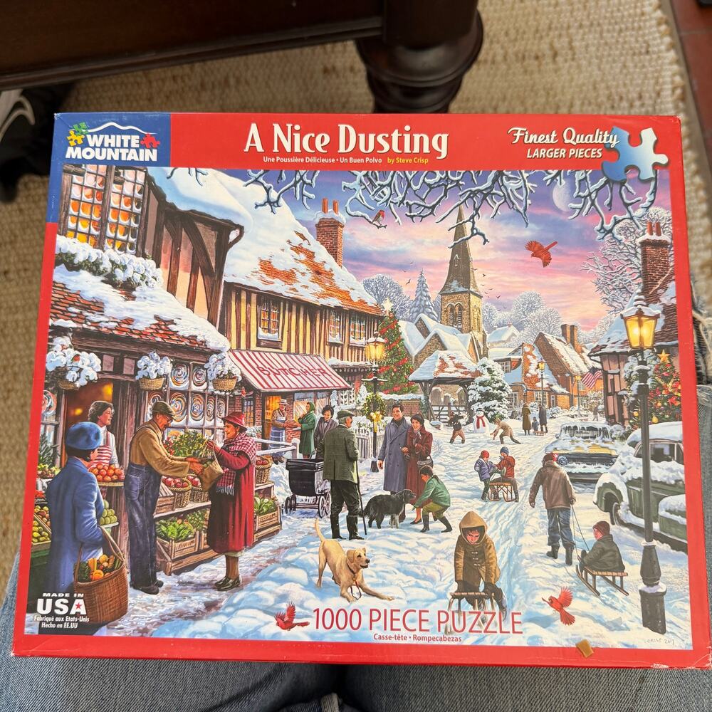 1000 piece "A Nice Dusting" Christmas puzzle
